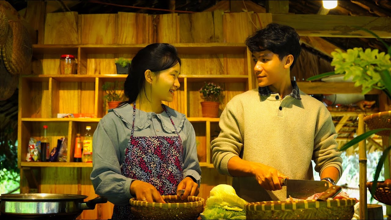 The day Truong returned - Tieu Nu was incredibly happy & the most beautiful moments they shared.