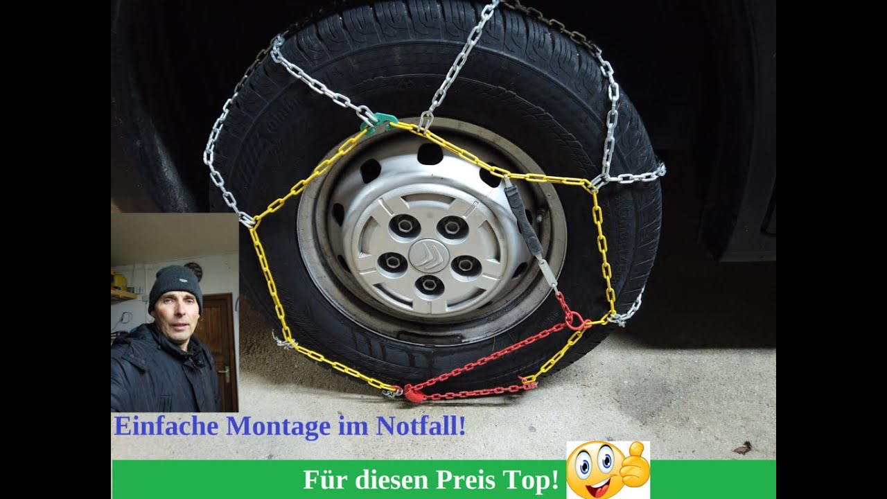 Günstige Schneeketten von Filmer für das Wohnmobil montieren  Wie ist das Preis Leistungsverhältnis?