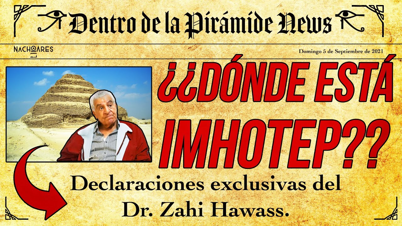 🤨 🧐 ¿¿Dónde está IMHOTEP?? | Dentro de la pirámide | Nacho Ares