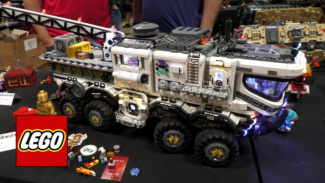Modular LEGO Space Rover with Full Interior