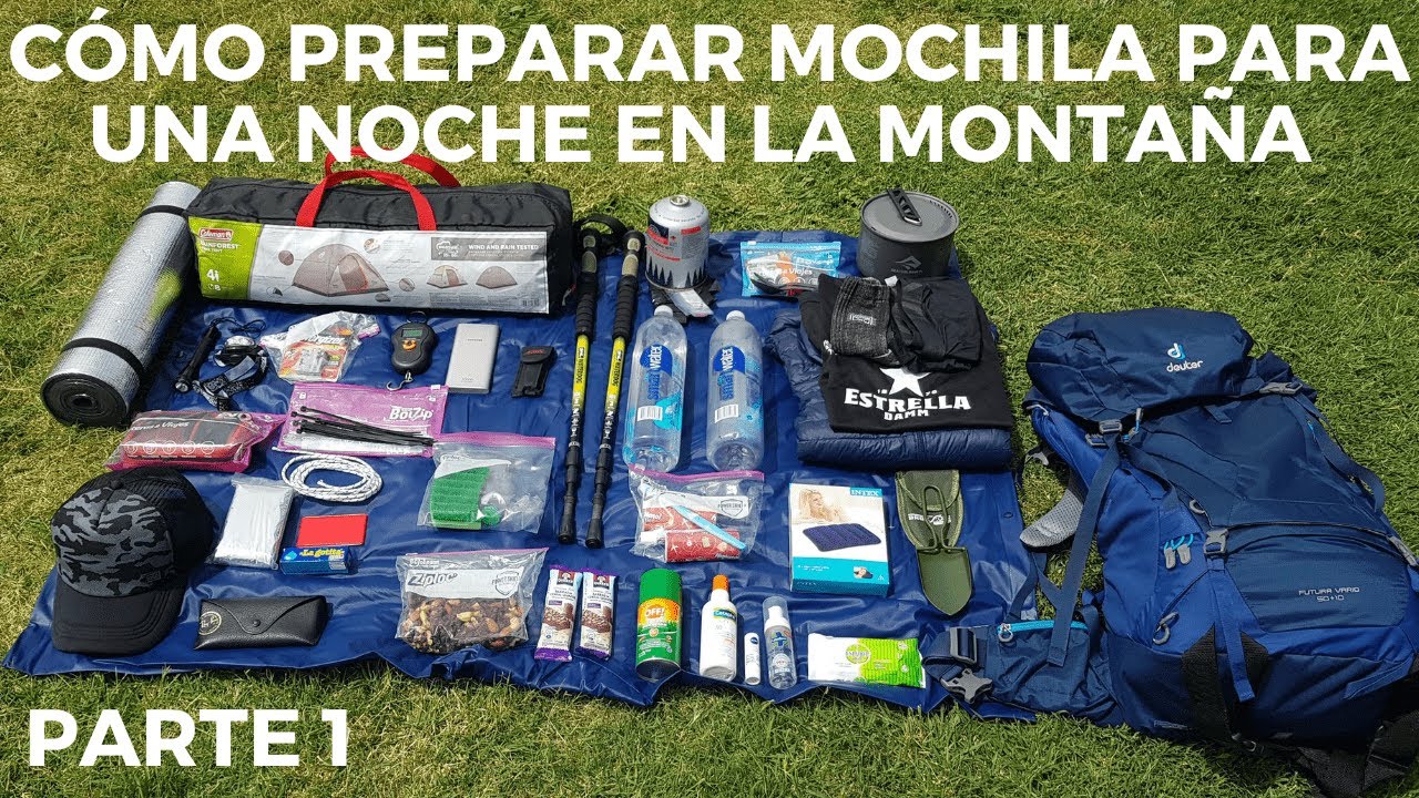 [Parte 1] Cómo preparar mochila para una noche en baja montaña - Trekking Cerro Tres Picos en verano