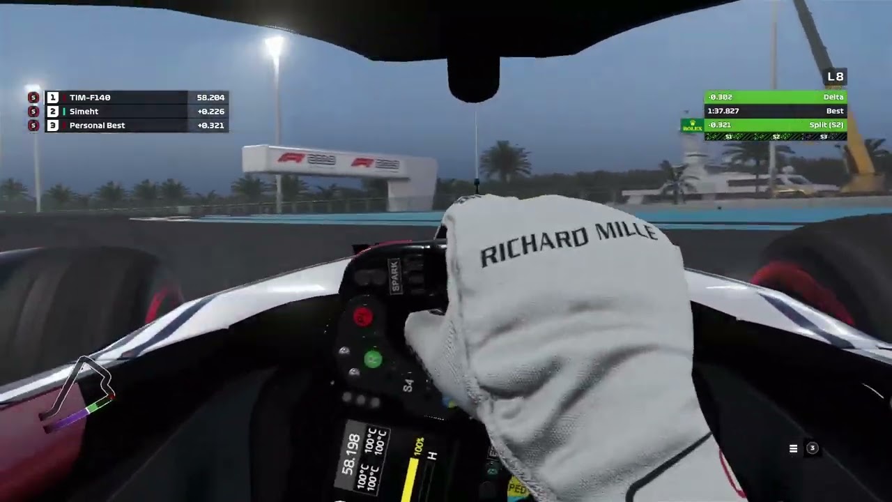 Abu Dhabi Sauber Lap comparison F1 2017-22