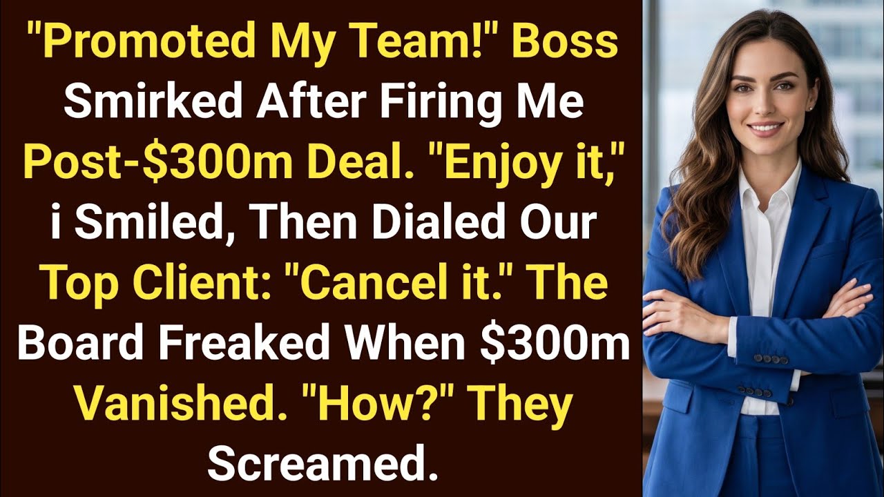 CEO Fired Me After the Acquisition&mdash;I Destroyed $300M Overnight