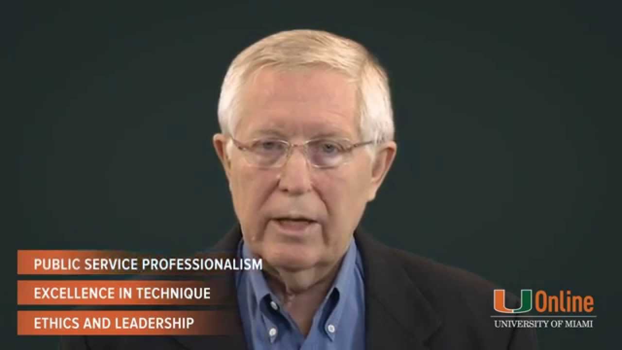 UOnline - Master's in Public Administration - Prof. Jonathan West