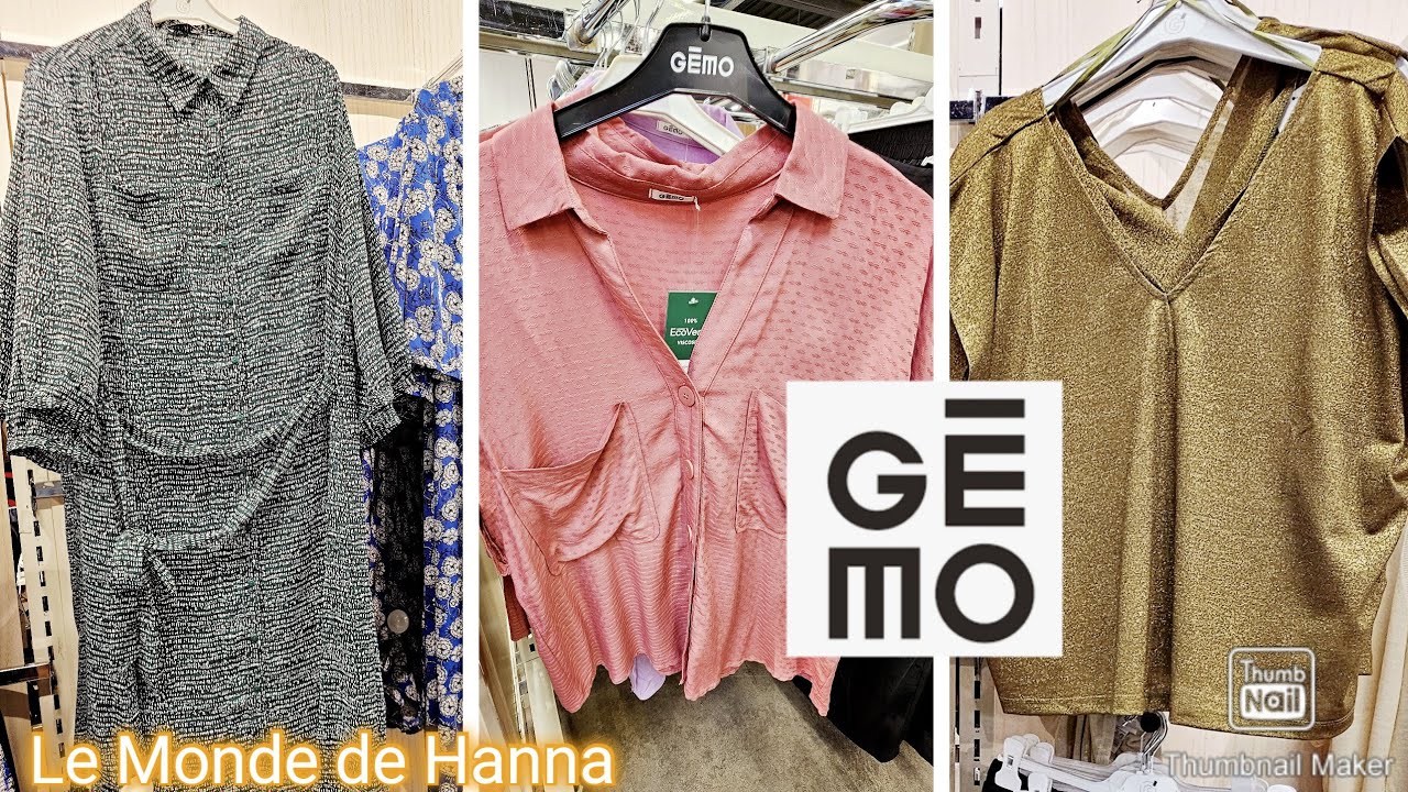 GEMO MODE 09-08 NOUVELLE COLLECTION FEMME 🚺
