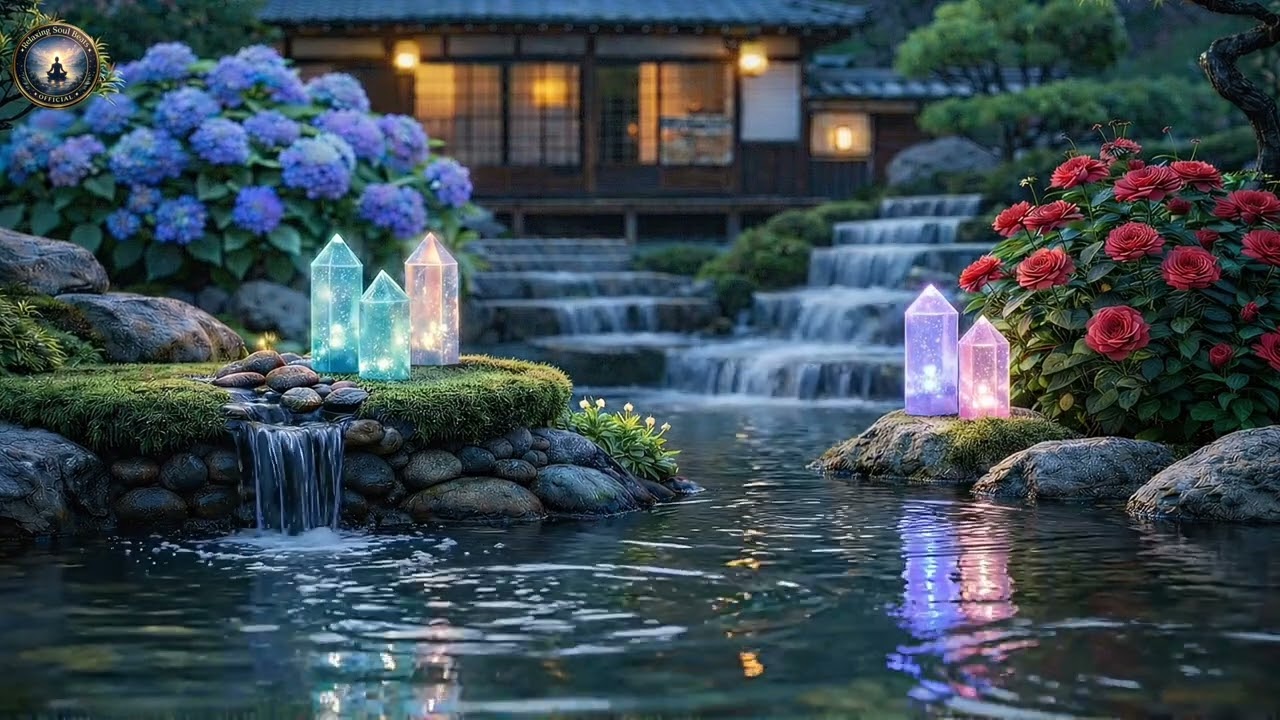 Night Zen ✨ Soft Piano & Peaceful Stream | Zen Ban Đêm & Tiếng Suối Bình Yên