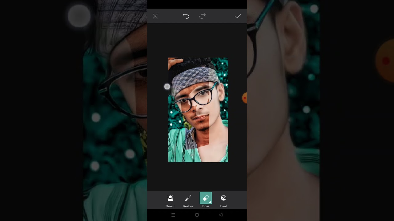 oil paint face smooth editing #shorts
