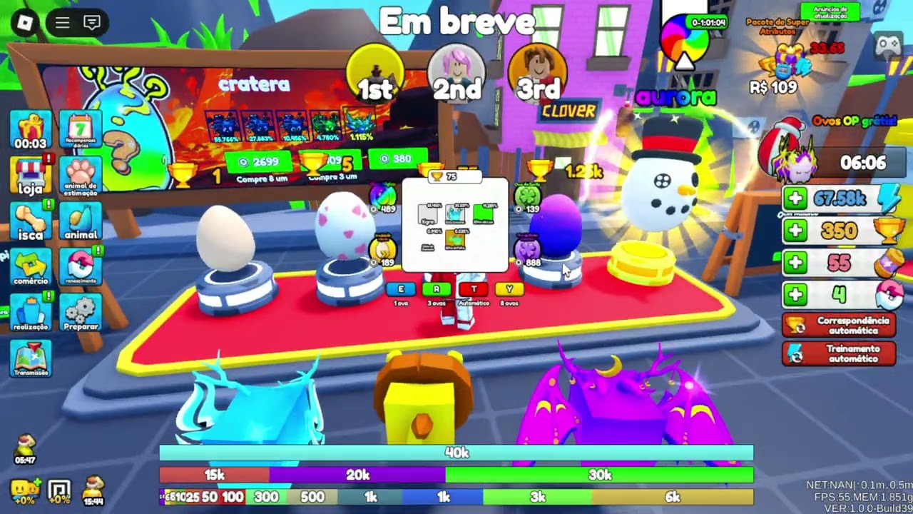 Fazendo Corrida De Pets | Roblox UPD5-Pets-League-Race