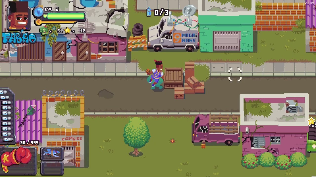 Ghetto Zombies: Graffiti Squad Demo (PC, Steam) - 01 - Playing the demo
