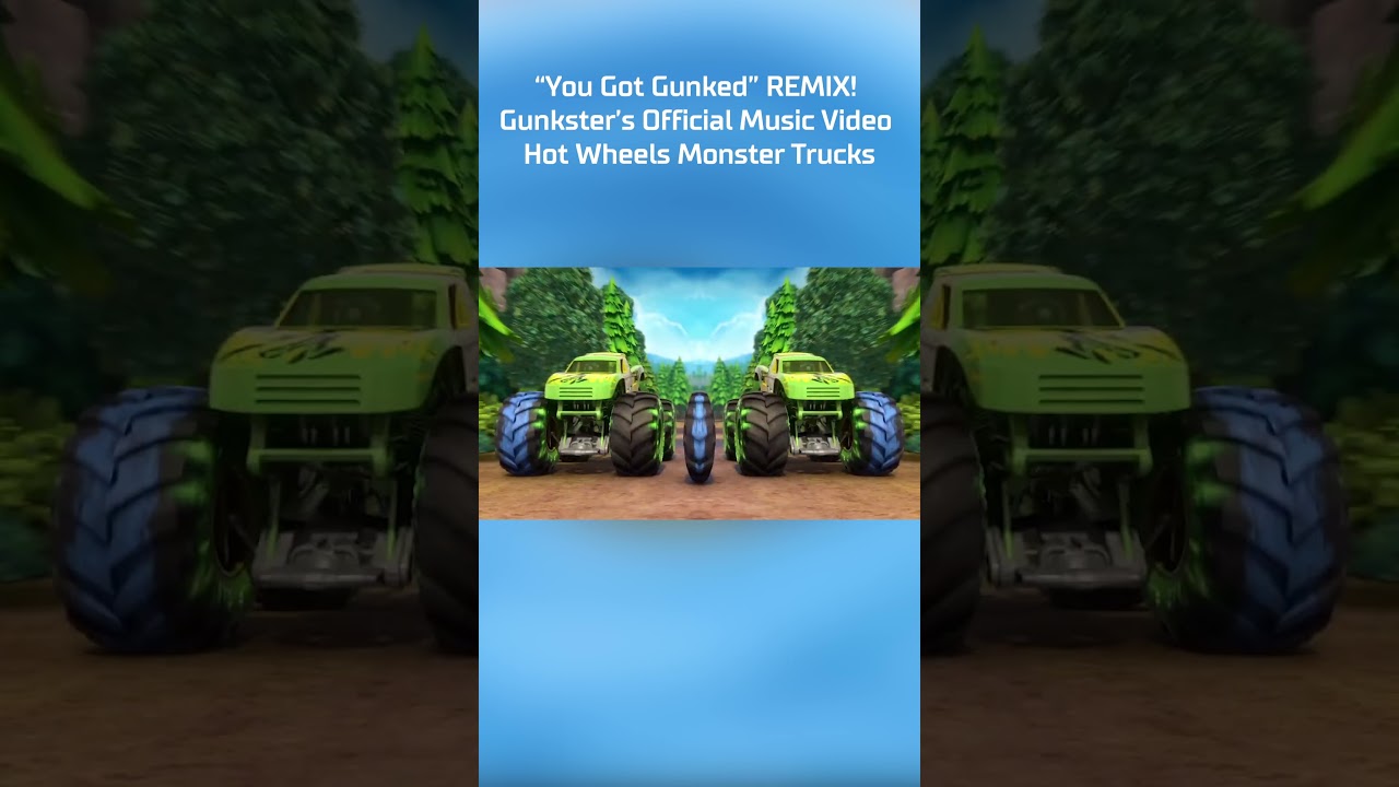 &ldquo;You Got Gunked&rdquo; REMIX! | Gunkster&rsquo;s Official Music Video | Hot Wheels Monster Trucks
