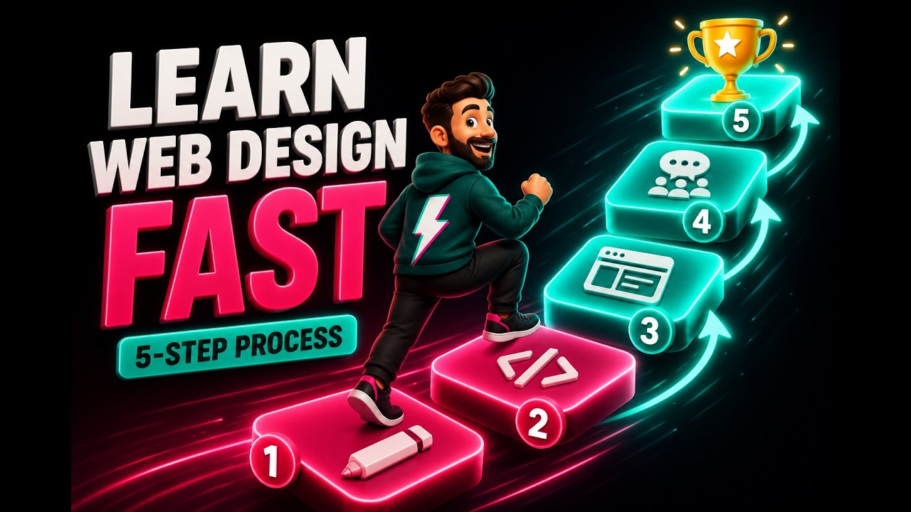How to Learn Web Design FAST (The 5-Step Process)