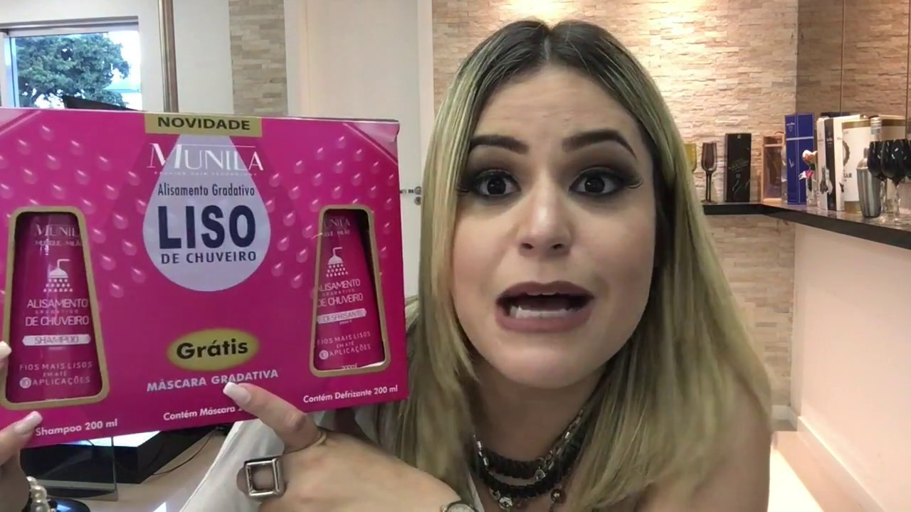 LAVOU FICOU LISO! LISO DE CHUVEIRO MUNILA, SENSACIONAL!!!
