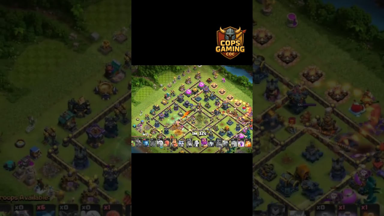 LEGEND LEAGUE ATTACK GAMEPLAY 🔥@copsgaming-coc #clashofclans #shorts #legendleague