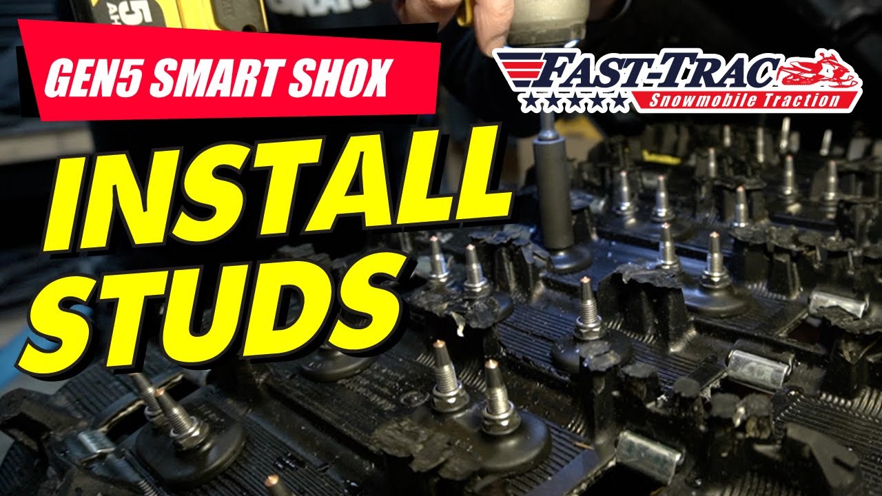 Как установить шипы на амортизаторы Track Smart Shox | Fast Trac Traction #fasttracstuds