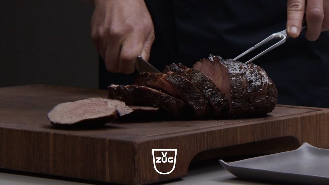 Forno a vapore e forno V-ZUG: cuocere la carne a puntino e delicatamente