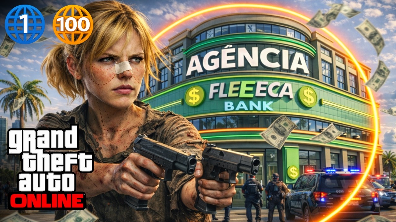 GTA Online GANHE MILHÕES com a AGÊNCIA #31 Jogando SOLO!