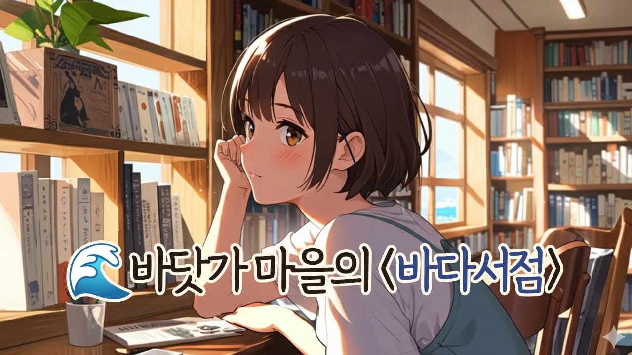 [북리딩 ASMR] 바닷마을 작은 서점에서…🌊📚