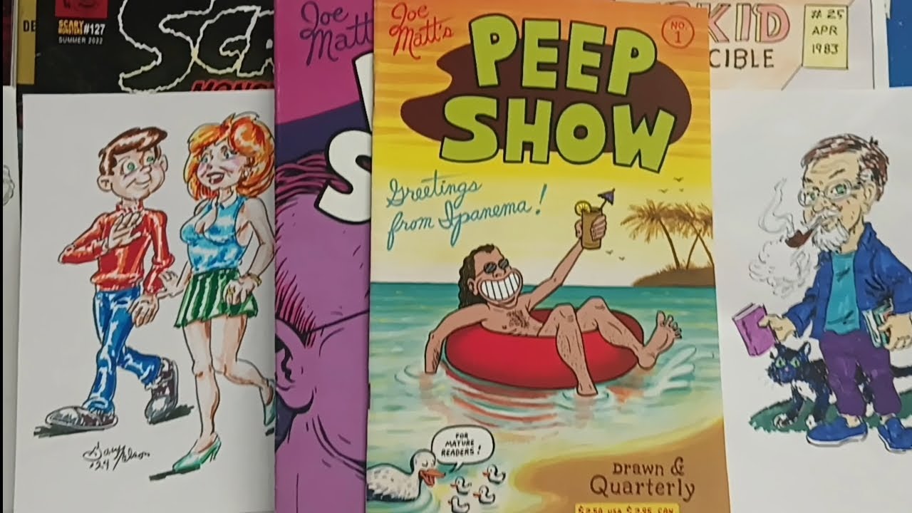 EP 2031 Peep Show #1 от Джо Мэтта, 1992 год, издательство Drawn and Quarterly, Alternative Comix.