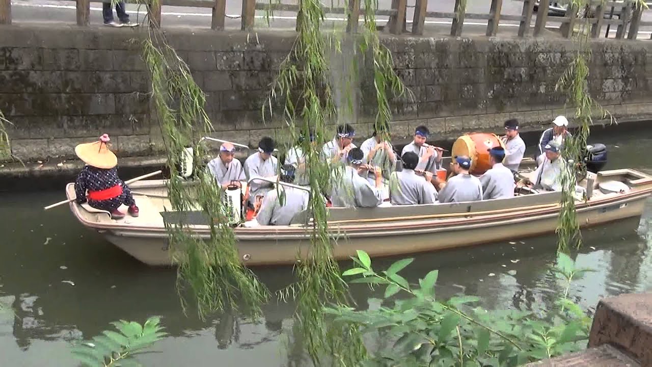 2014 佐原囃子連中 舟下座１