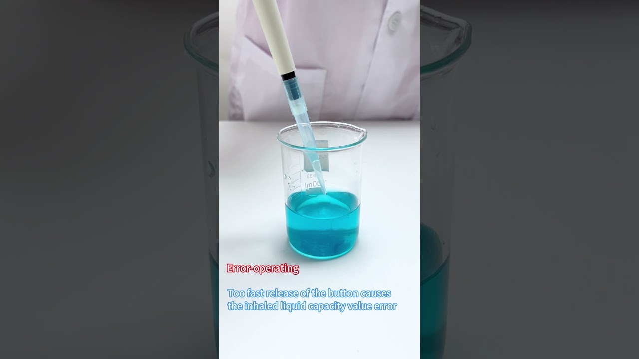 Three Common Pipetting Errors - Techniques Demonstration