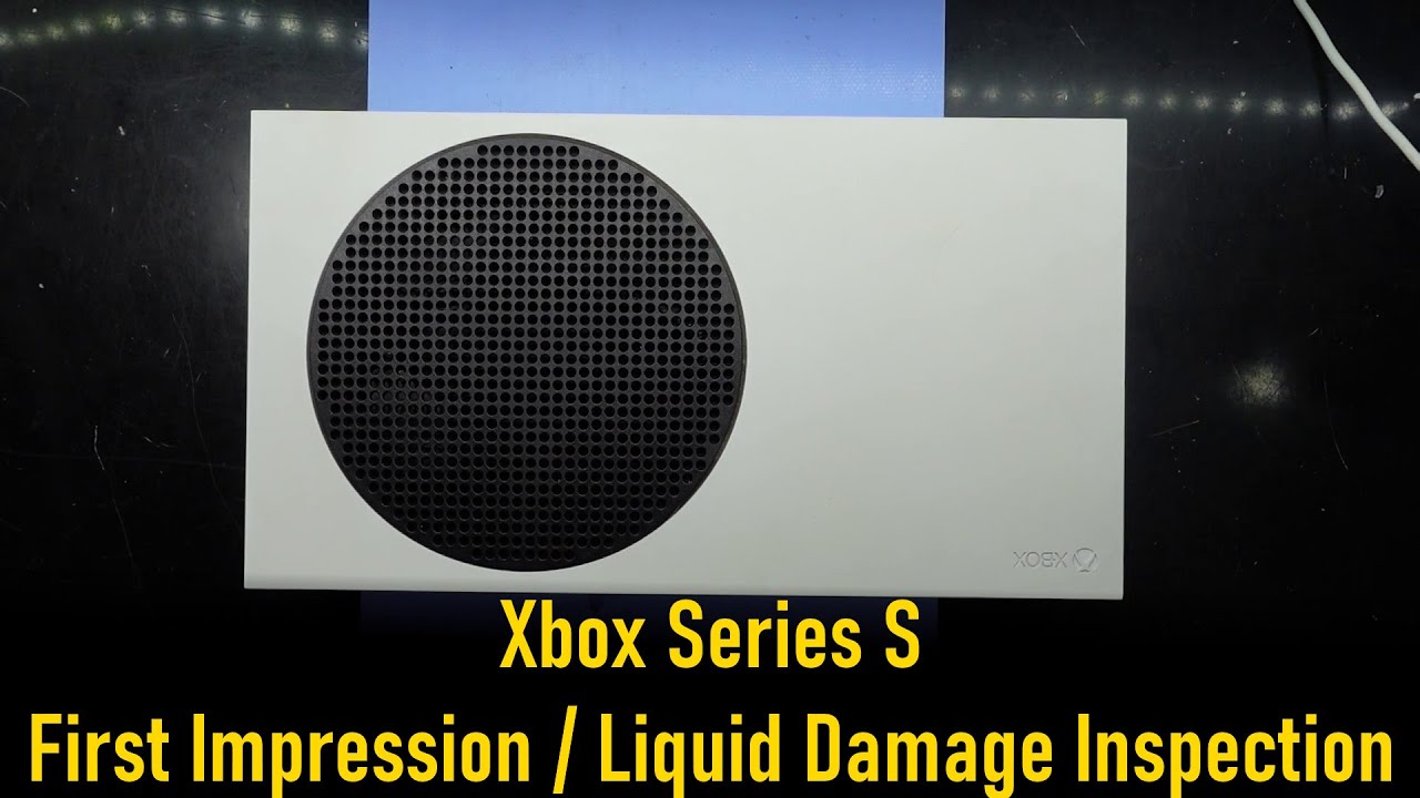 Xbox Series S First thoughts and Water Damaged Teardown Inspection