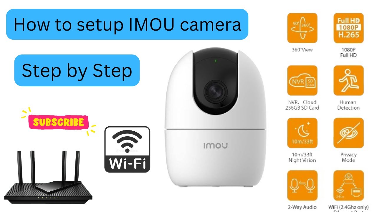 How to setup IMOU Camera step by step