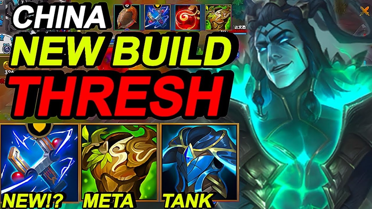 Wild Rift China Thresh Support - New Thresh Best Build Runes - Challenger Thresh Gameplay