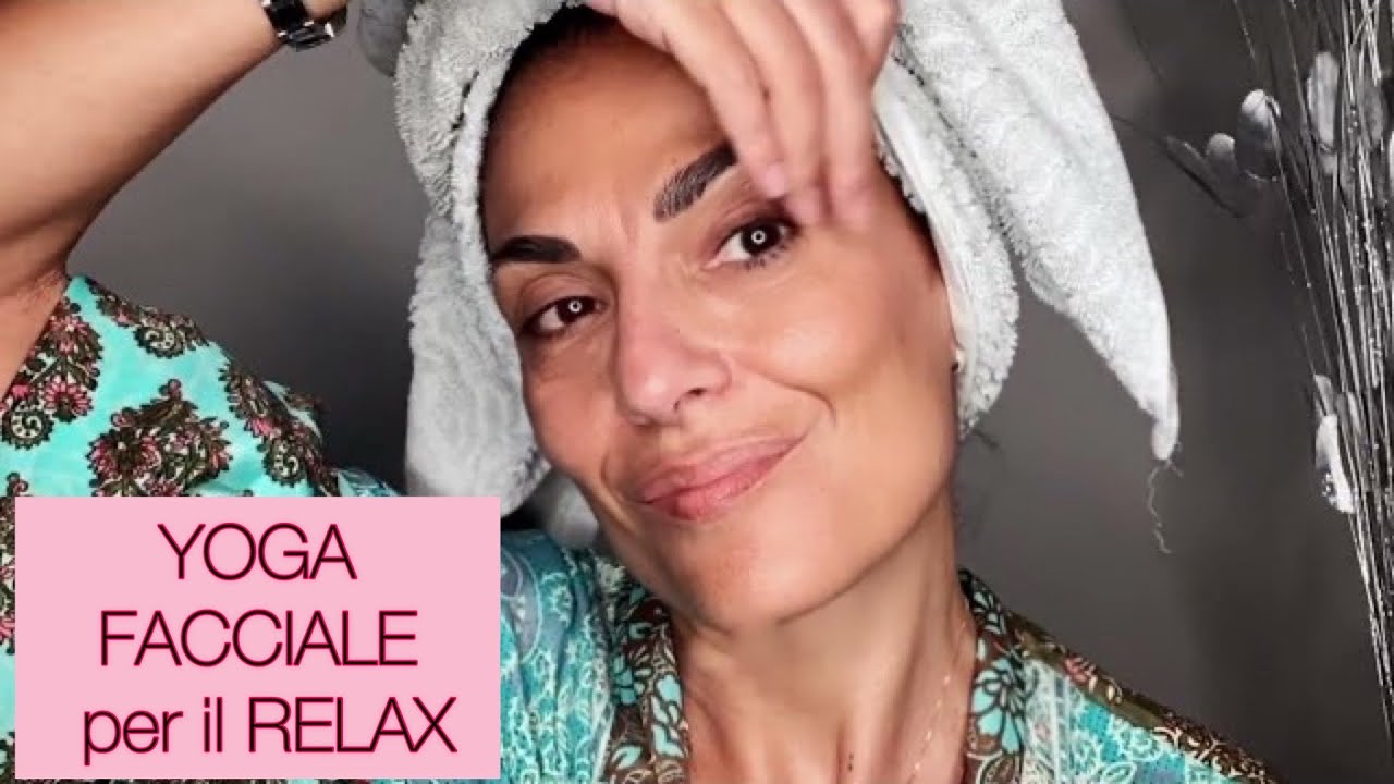 YOGA FACCIALE prima di DORMIRE | FACE YOGA before sleeping