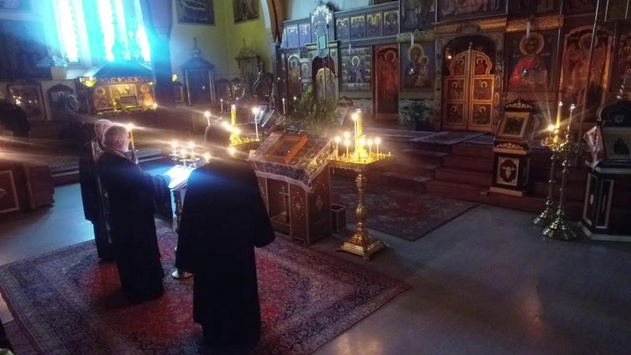 Великое Повечерие. Покаянный канон преп. Андрея Критского (23.02.2026)
