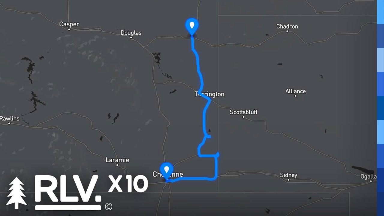 Lusk, WY to Cheyenne, WY : A Timelapse Road Trip