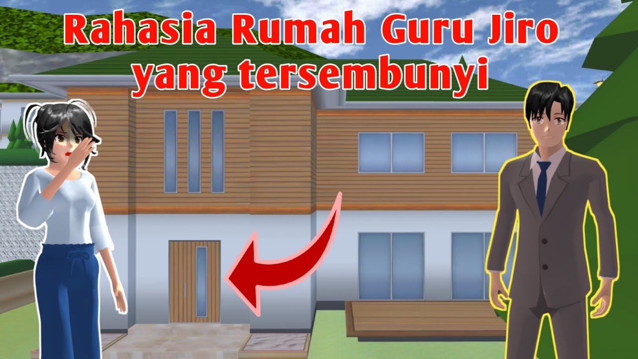 Rahasia rumah Jiro Nonomura yang tersembunyi || SAKURA School Simulator