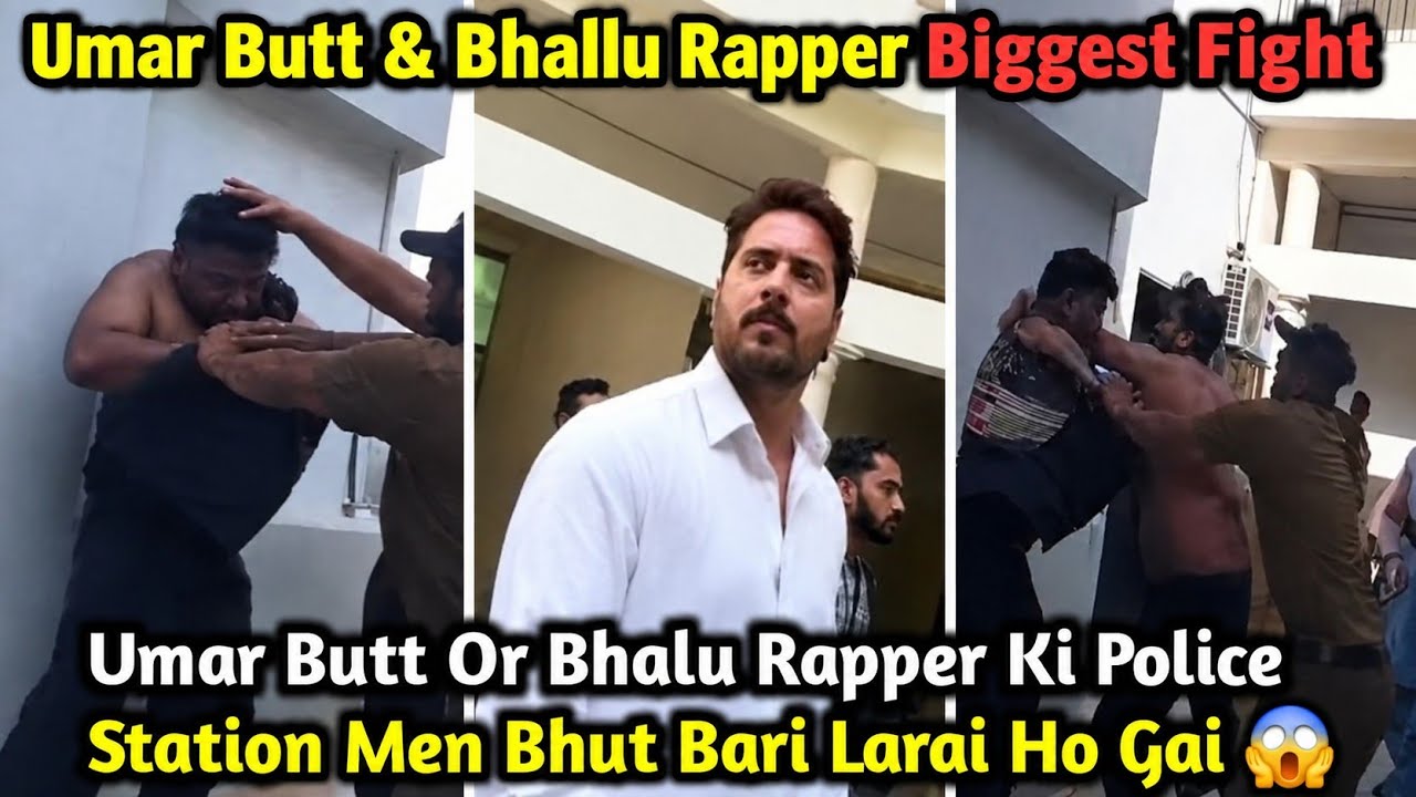 Umar Butt & Bhalu Rapper Today Fight | Umar Butt Or Bhallu Rapper Ki Police Station Men Larai Hogai 