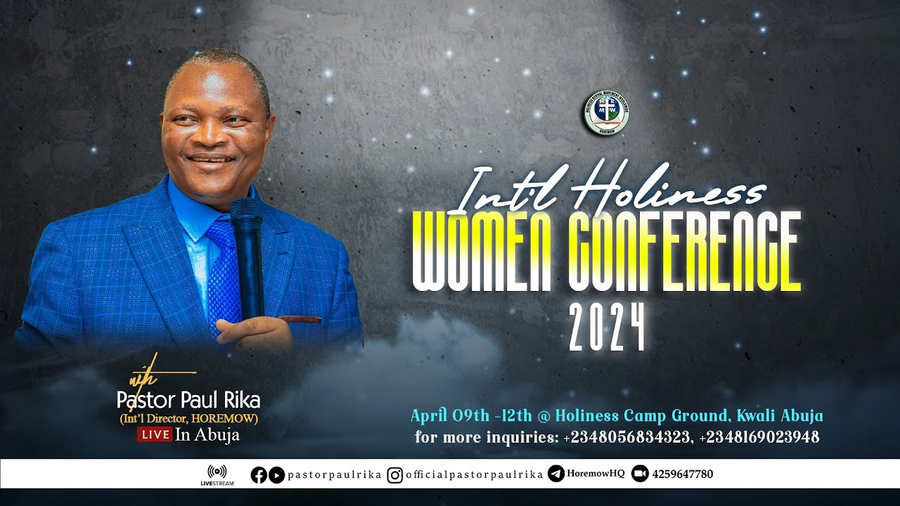 INTERNATIONAL HOLINESS WOMEN CONFERENCE 2024 (DAY 2 MORNING TEACHING)