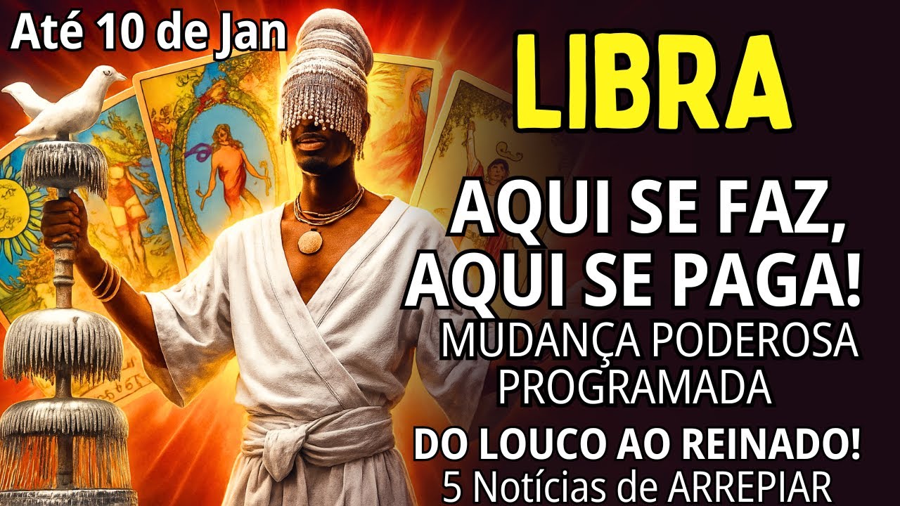 LIBRA ♎ AQUI SE FAZ, AQUI SE PAGA! MUDANÇA PODEROSA PROGRAMADA😱 DO LOUCO AO REINADO🔥 DOMANDO FERAS