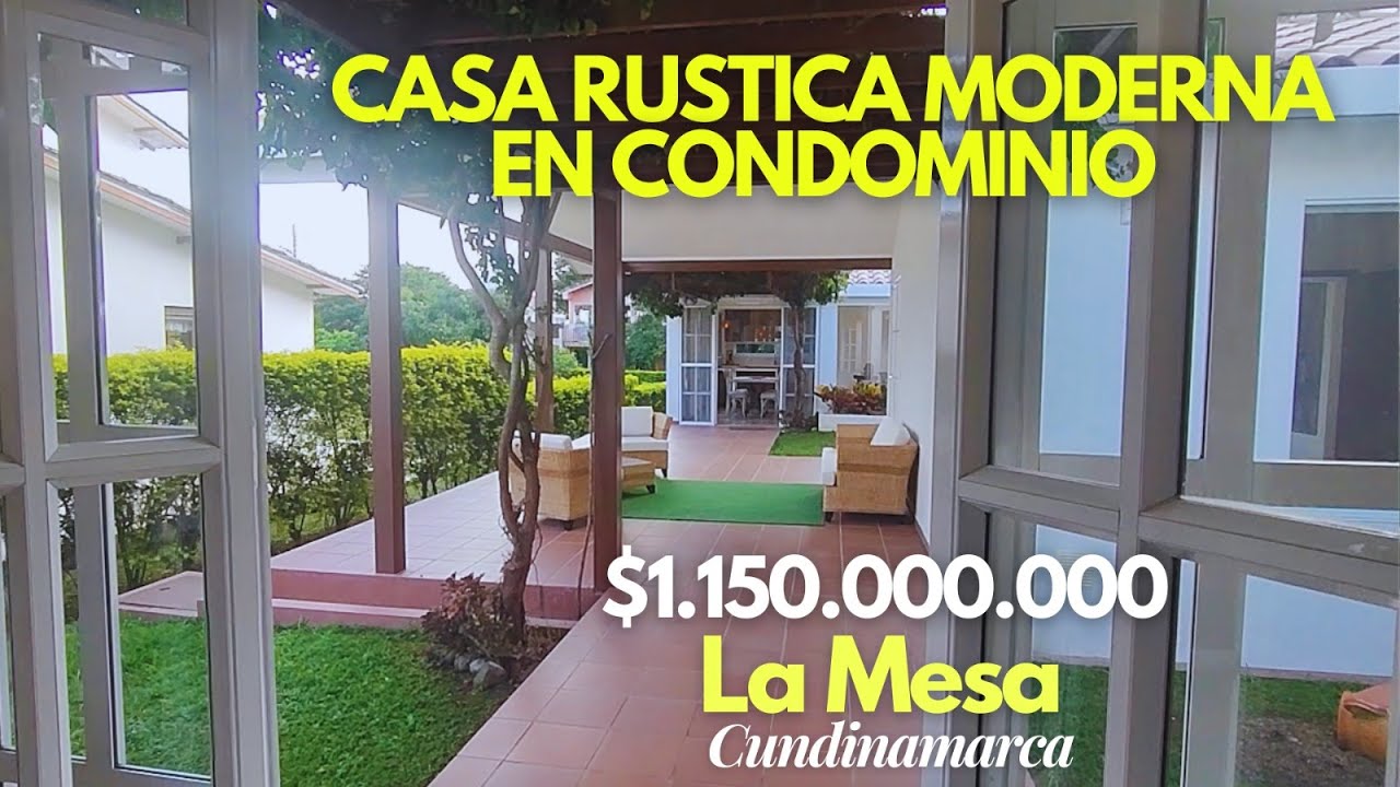 ¡HERMOSA CASA EN CONDOMINIO! EXCELENTE SECTOR EN ZONA URBANA, LA MESA CUNDINAMARCA