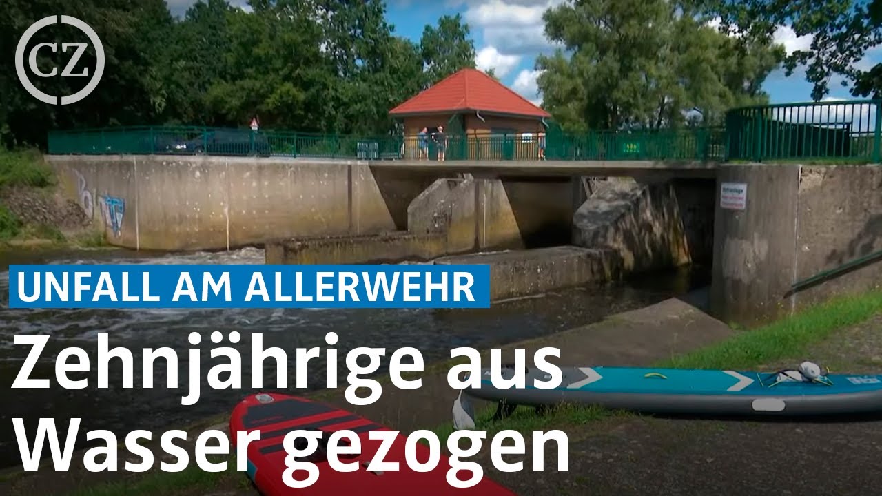 Unfall am Allerwehr: Zehnjährige aus dem Wasser gezogen