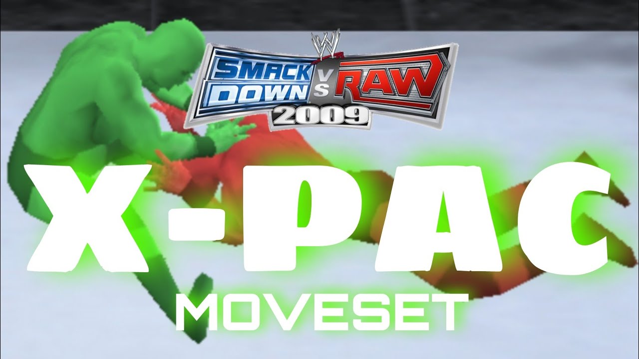 X-Pac Moveset for SvR 2009 PSP