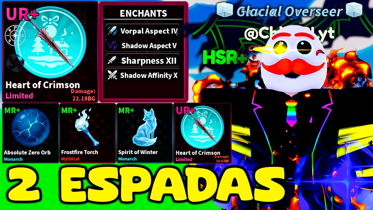 NOVO META 2 ESPADAS da KEY DUNGEON COM RELÍQUIAS WINTER no ARISE CROSSOVER