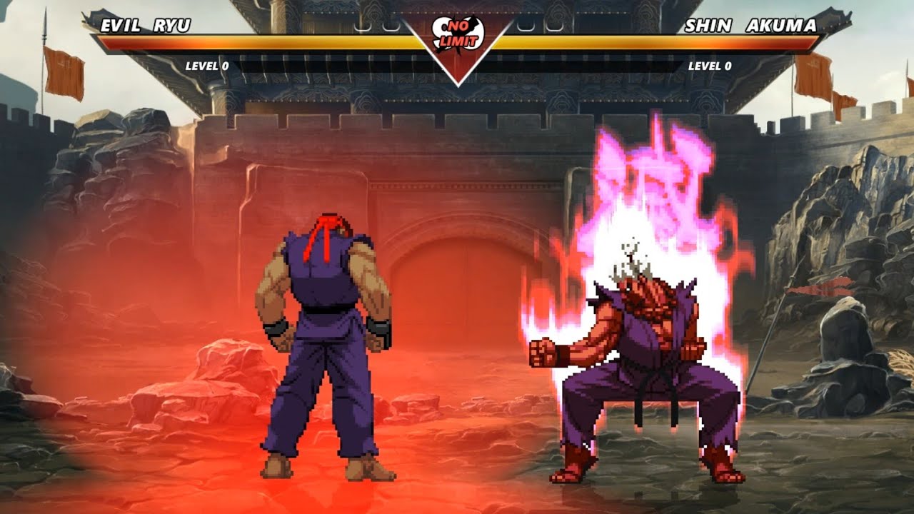 EVIL RYU vs SHIN AKUMA - The most epic fight❗🔥