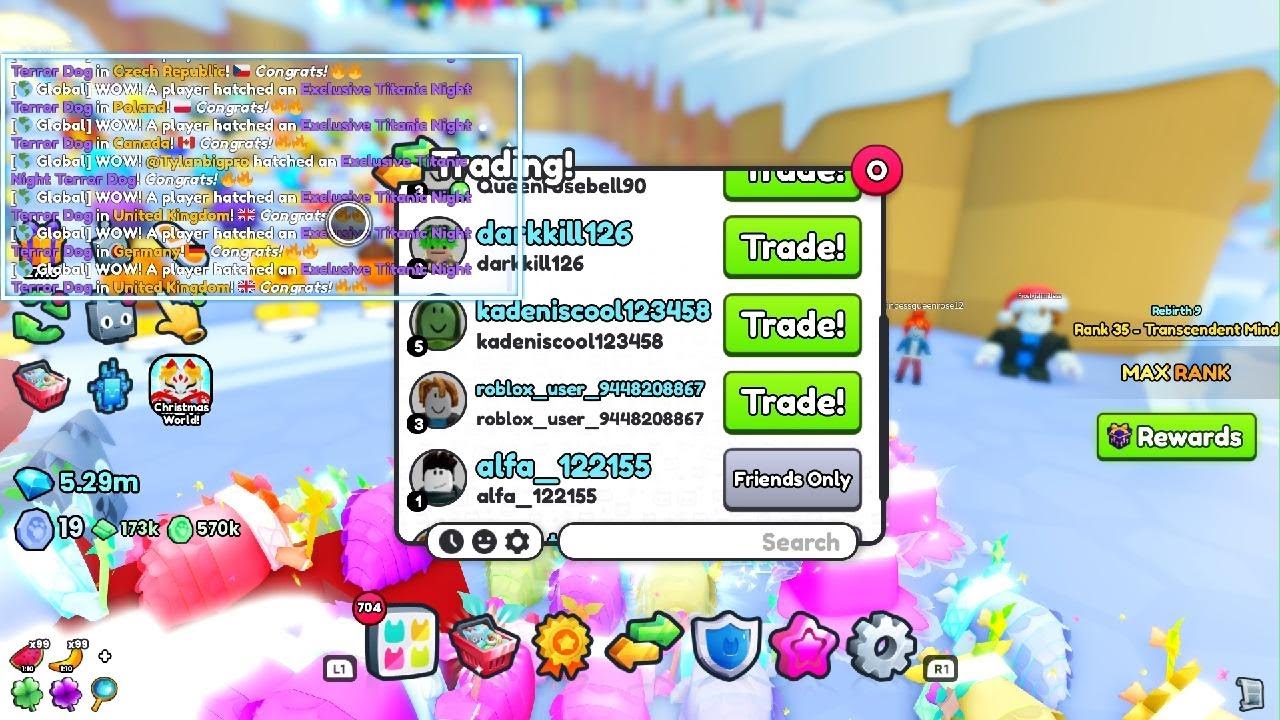 Hatching 2 Titanics in admin abuse pet simulator 99
