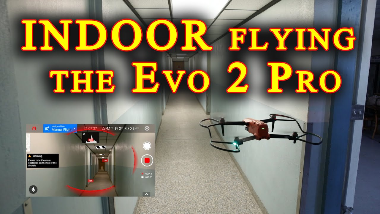 Autel Evo 2 Pro 6k Flying indoors and unboxing the propeller Guards.