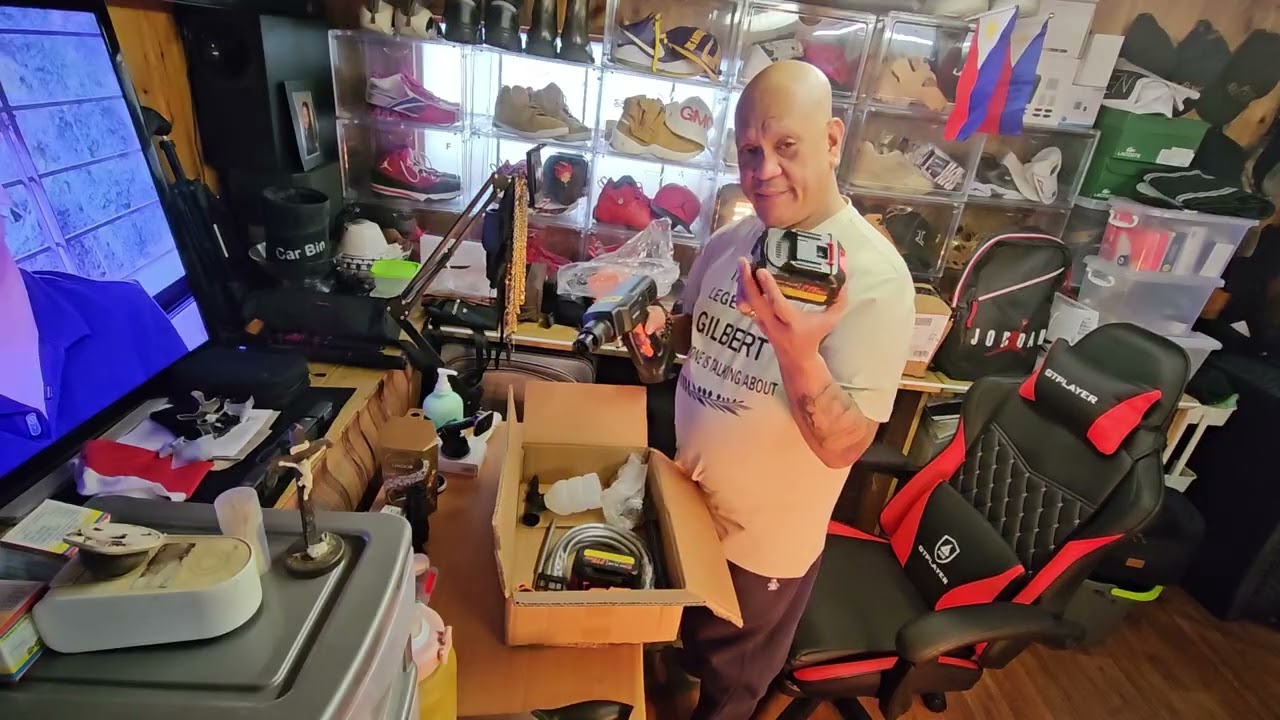 Unboxing my new cordless pressure washer#pinoyvlogs #zambales #pinoyyoutuber #carwash #pinoyinuk
