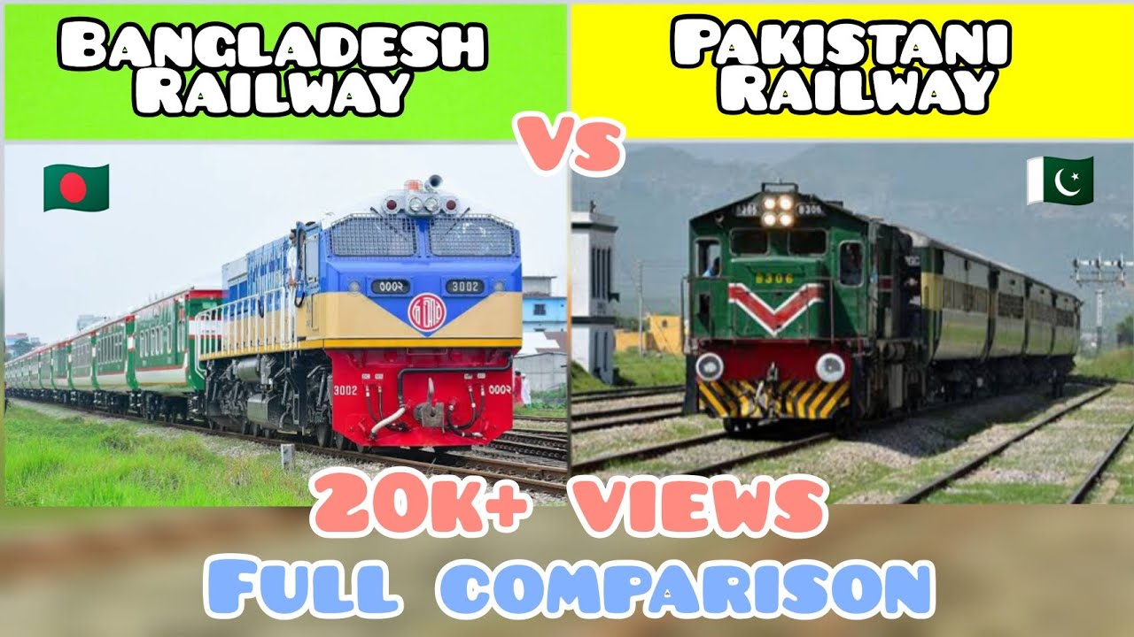 Bangladesh Vs Pakistan | Railway Comparison |Fastest Trains| 2020