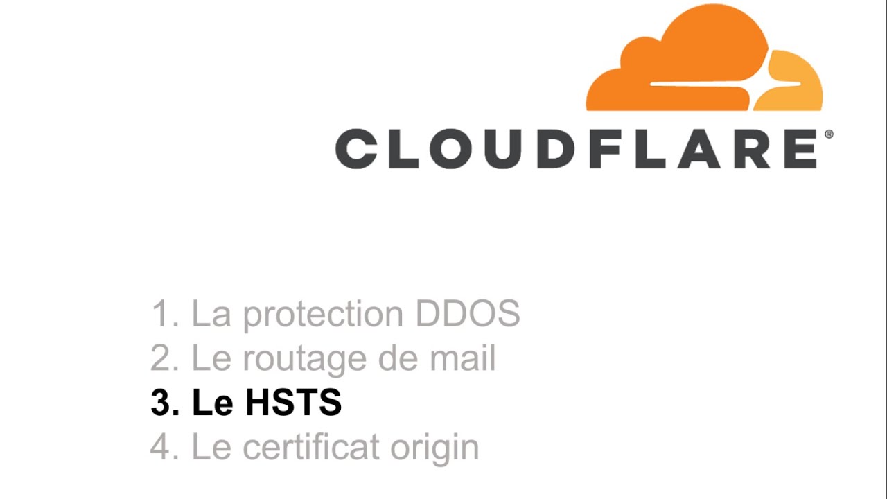 3. HSTS - Cloudflare pour les d&eacute;butants
