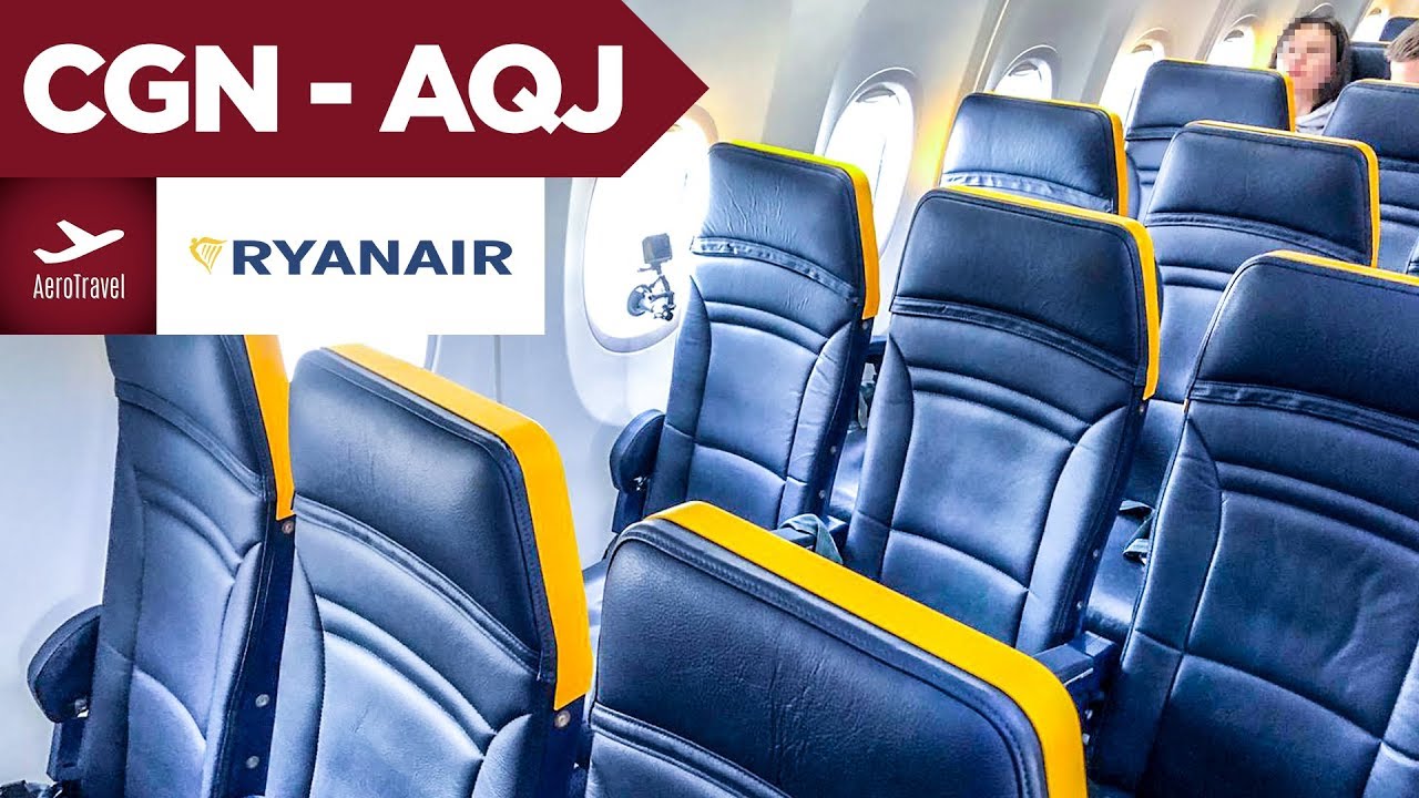 RYANAIR | EMERGENCY EXIT | TRIPREPORT | COLOGNE-AQABA/JORDAN | BRAND NEW 737-8 | Ultra HD