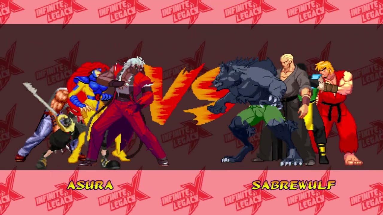 [4K] MUGEN: ETB – Asura, Jean Grey, Sora Kh3, Logan vs SabreWulf, Geese, Chameleon, Ken