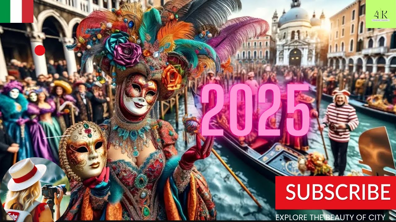 Венецианский карнаваль 2025-Италия 🇮🇹Лучшие моменты! | Самый экстравагантный фестиваль в мире! 4K