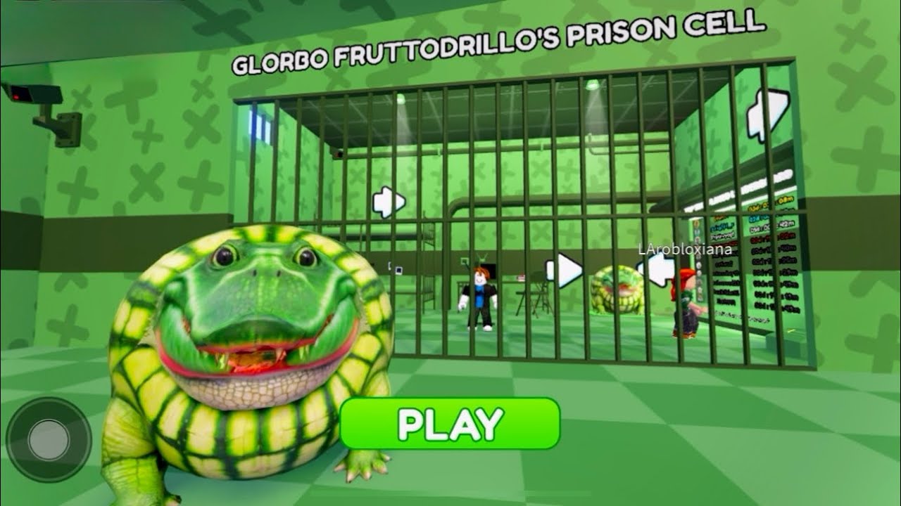 GLORBO FRUTTODRILLO PRISON RUN|ROBLOX|FULL GAME PLAY