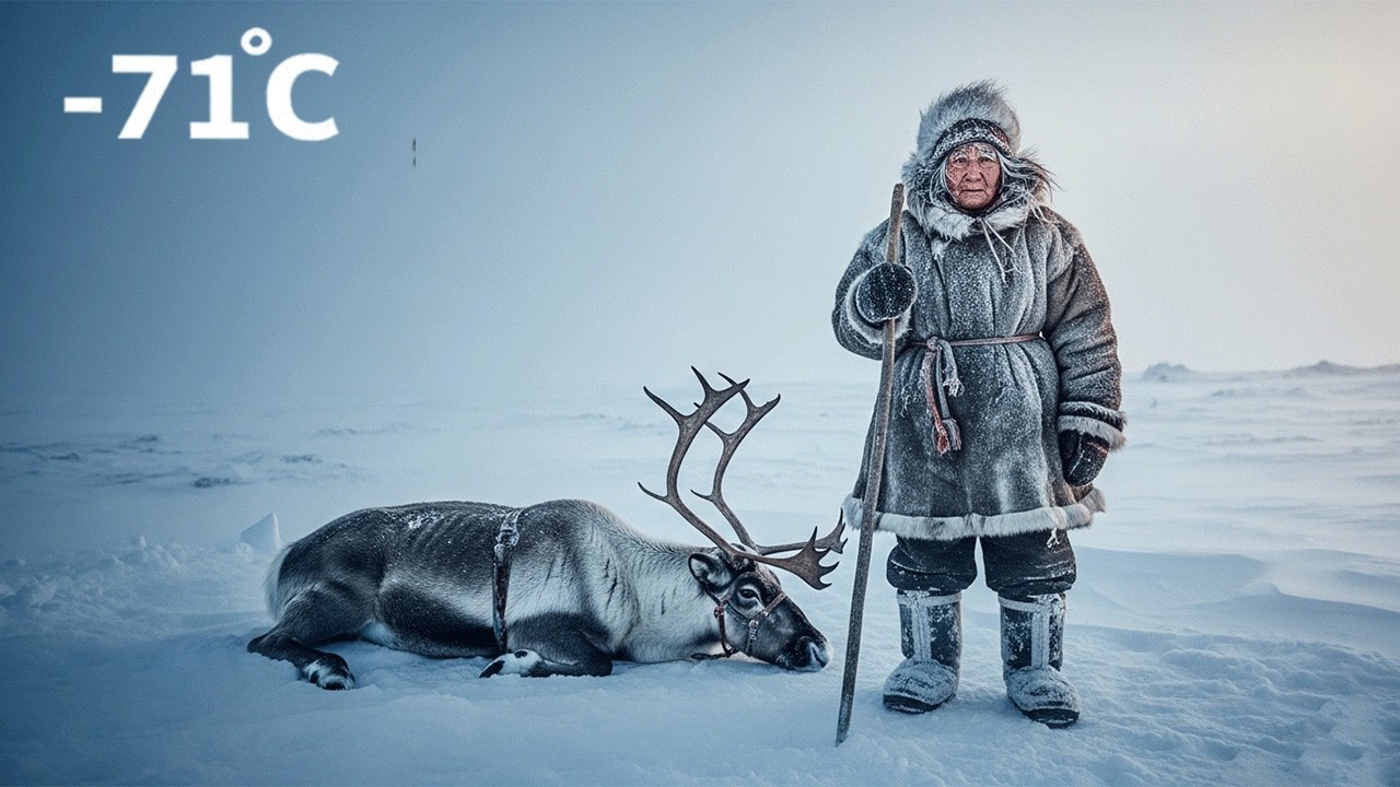 87-Year-Old Nomad Grandmother Fights Starvation After Reindeer Collapse in Frozen Siberian at –71°C