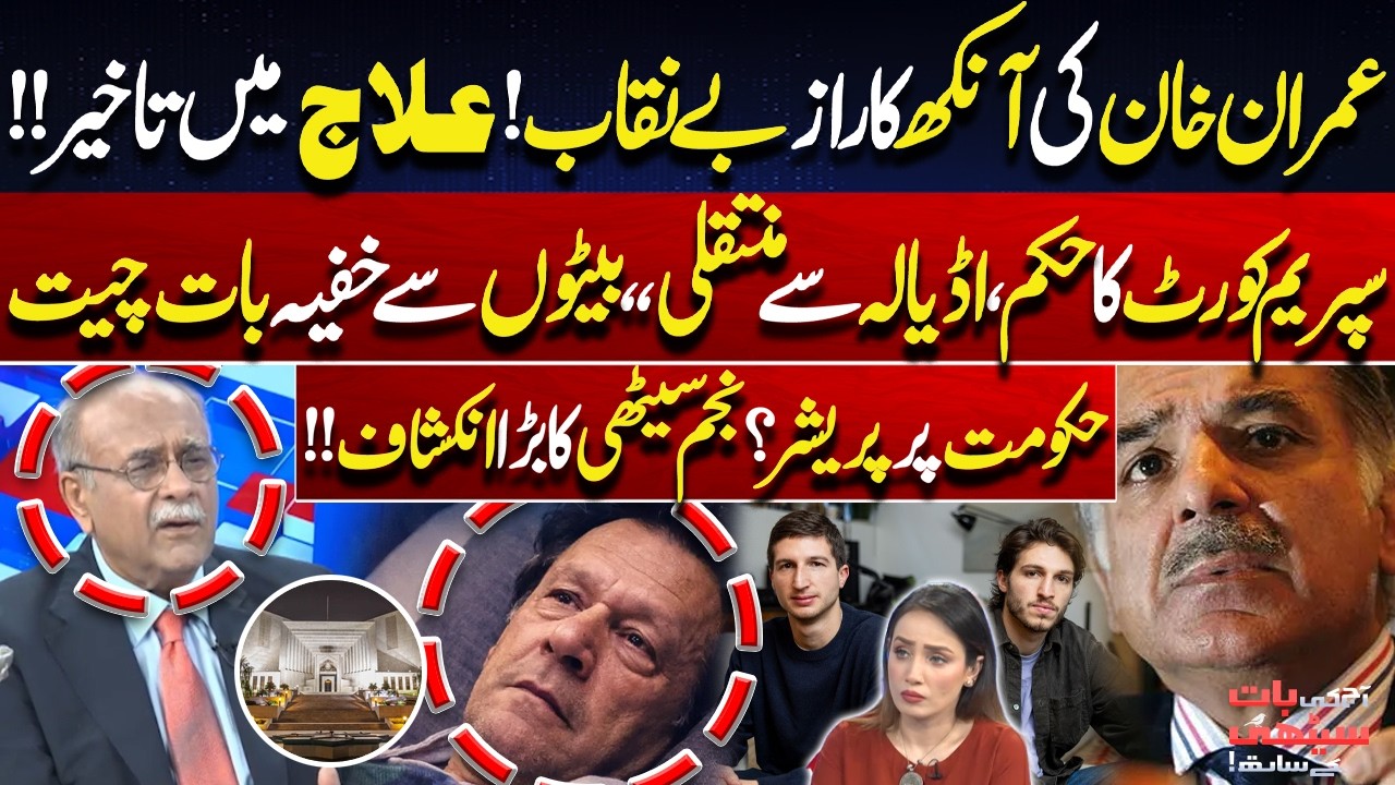 Imran Khan’s Eye Mystery Exposed! | Supreme Court Order & Possible Jail Transfer | Najam Sethi